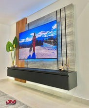 Load image into Gallery viewer, 10&#39; Modern PVC Floating TV Cabinet
